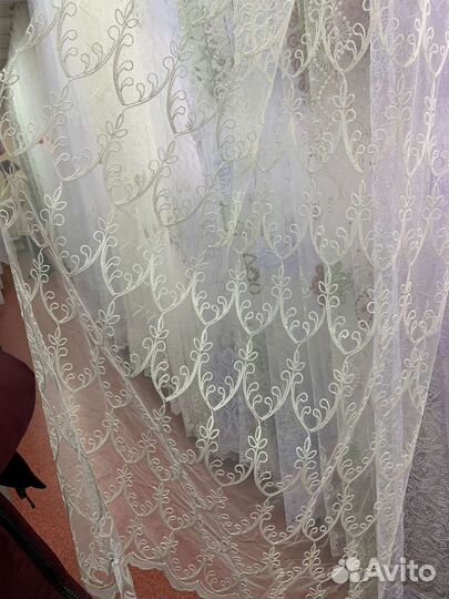 Тюль красивая