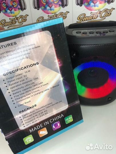 Портативная колонка bluetooth