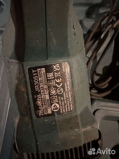 Сабельная пила makita jr3070ct