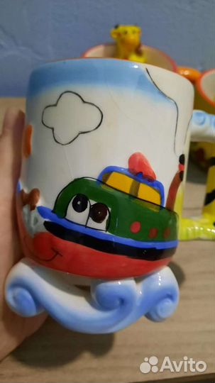 Кружки керамические для деток