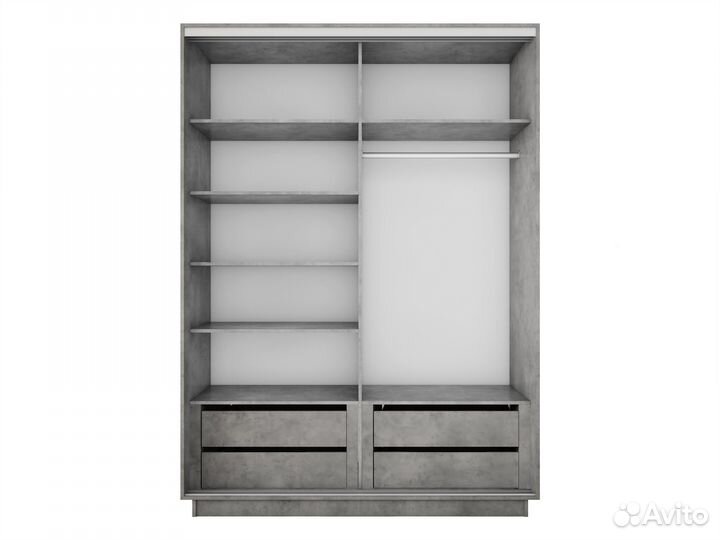 Шкаф купе с зеркалом Экспресс