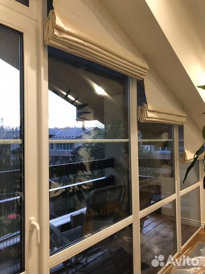 Штора римская механическое управление