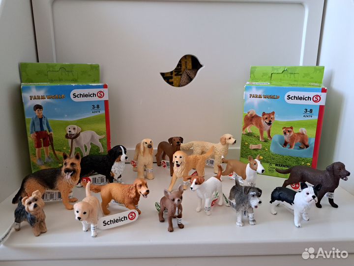 Schleich собаки и кошки