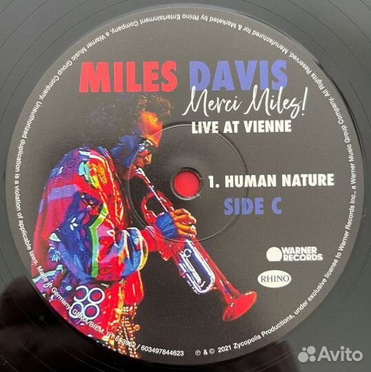 Винил Miles Davis – Merci Miles Live AT Vienne 2LP