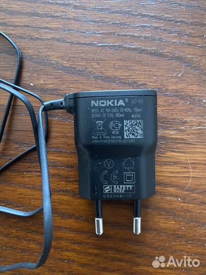 Зарядное устройство Nokia оригинал