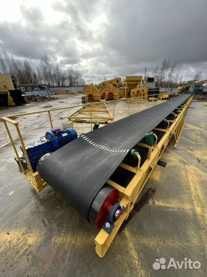 Ленточный конвейер кл-800-15 м, транспортер