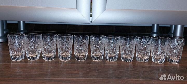 Хрустальные рюмки СССР