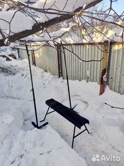 Скамья для жима и стойки
