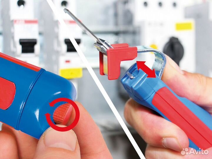 Нож с крюком Weicon 4-28G (4-28 мм) круглый кабель