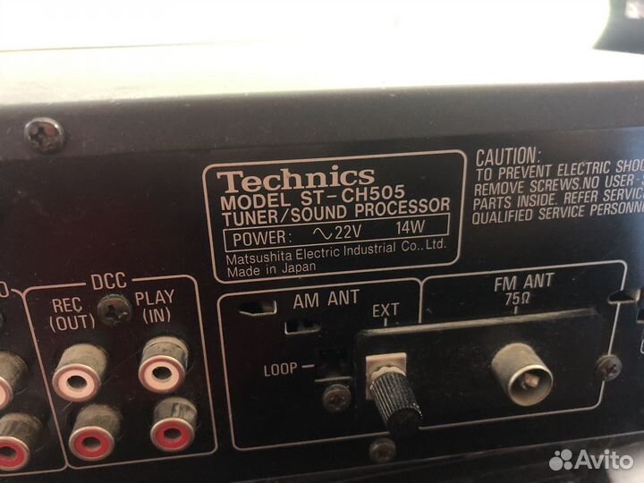 Музыкальный центр technics rc-ch404, rc-ch505