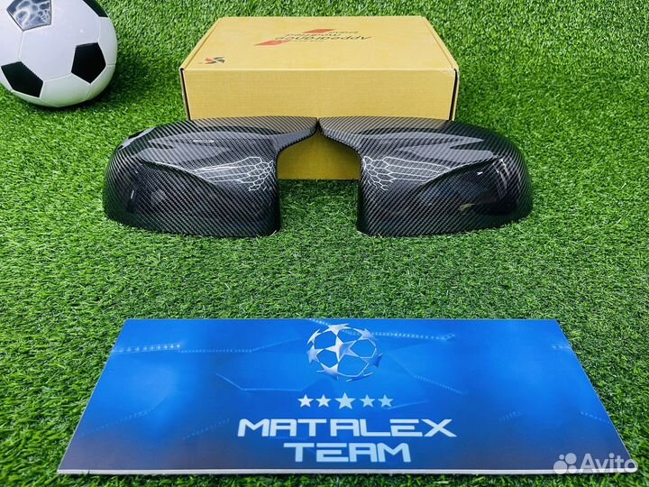 Ннакладки зеркал BNW X5 F95 сухой карбон