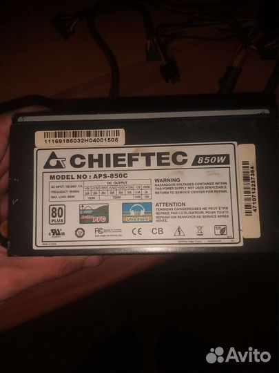 Блок питания для пк 850w в неисправном состоянии