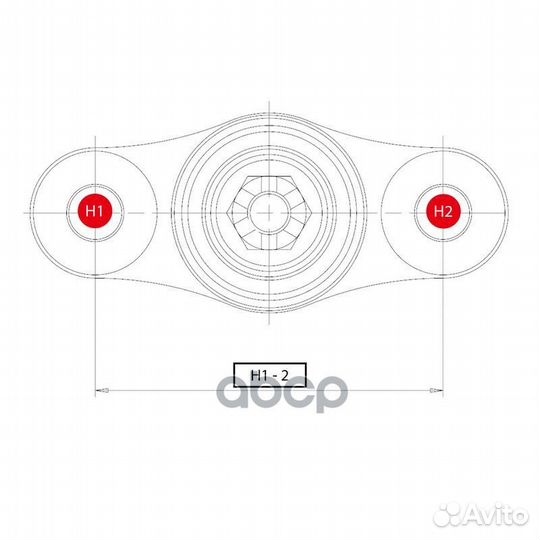 Шаровая опора hyundai accent/KIA RIO 05-11 CB02