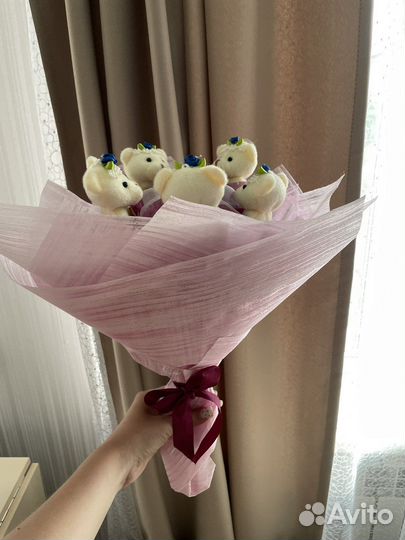 Букеты из мягких игрушек