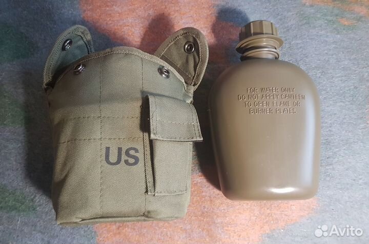 Фляга с котелком (армейская)