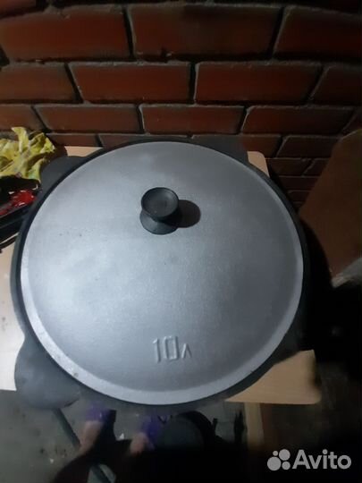 Чугунный казан 10 литров