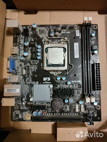 Материнская плата с процессором i5 7400 купить в Хабаровске ...