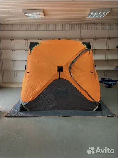 Палатка куб 240х240х205 см трехслойная 4-местная