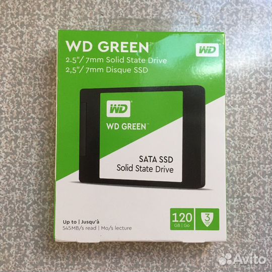 SSD WD green 120 gb