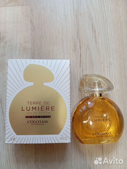 Парфюмированная вода terre de lumiere l'Occitane