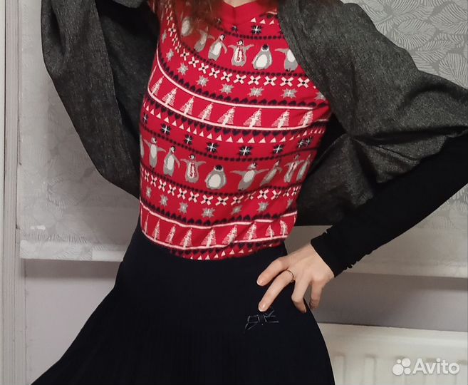 Шарф с рукавами, спина в тепле