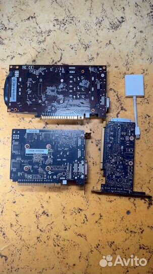 Видеокарты Gtx 650/1050/Quadra p400