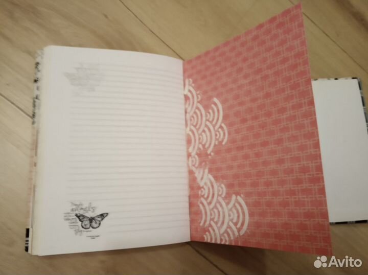 Скрапбукинг - вырубка, бумага. Блокнот