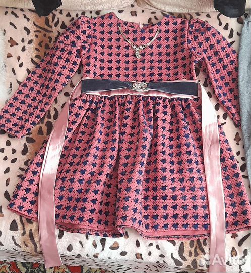 Вещи пакетом на девочку 104-110 торг