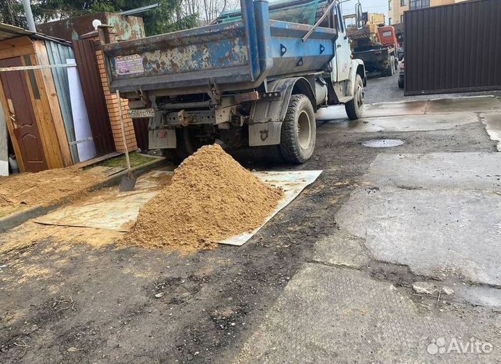 Продаем и доставляем песок, щебень высокого качест