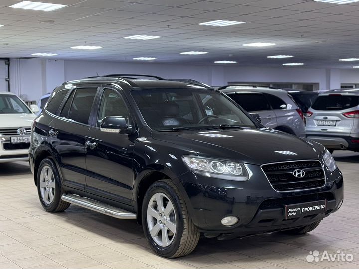 Hyundai Santa Fe 2.2 AT, 2008, 215 000 км
