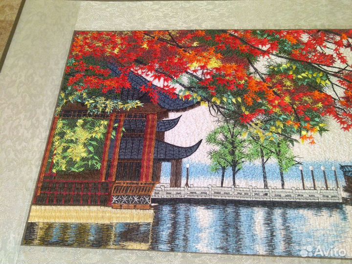 Картина нитками Китай