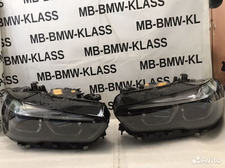 Комплект фар BMW X5 G05 Laser Shadow line Black