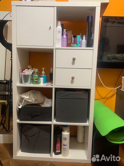Стеллаж IKEA каллакс 8 ячеек