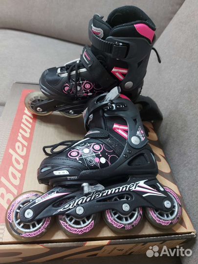 Роликовые коньки детские раздвижные