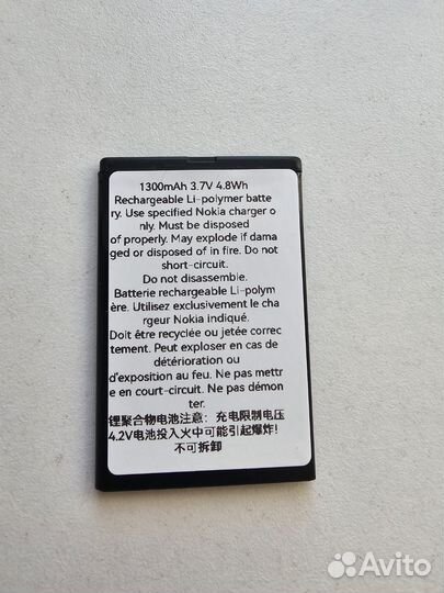 Аккумулятор для телефона nokia