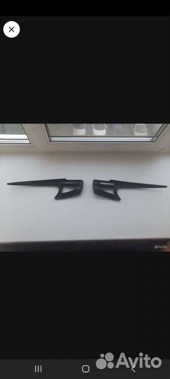 Ресницы на фары Мицубиси Лансер х