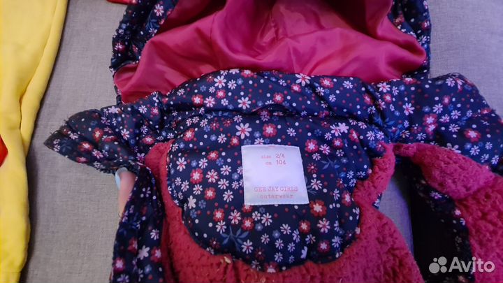 Пакет вещей на девочку 4 года