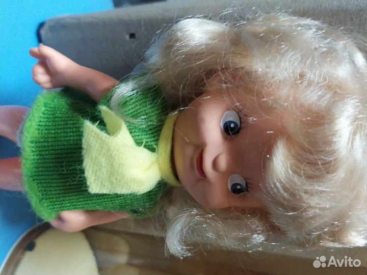 Кукла ГДР копытка пупс СССР