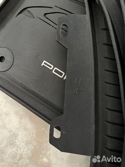 Оригинальные коврики на porsche cayenne