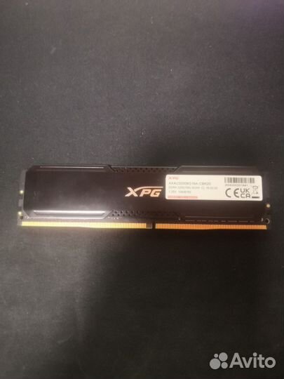 Оперативная память ddr4 adata xpg 8GB