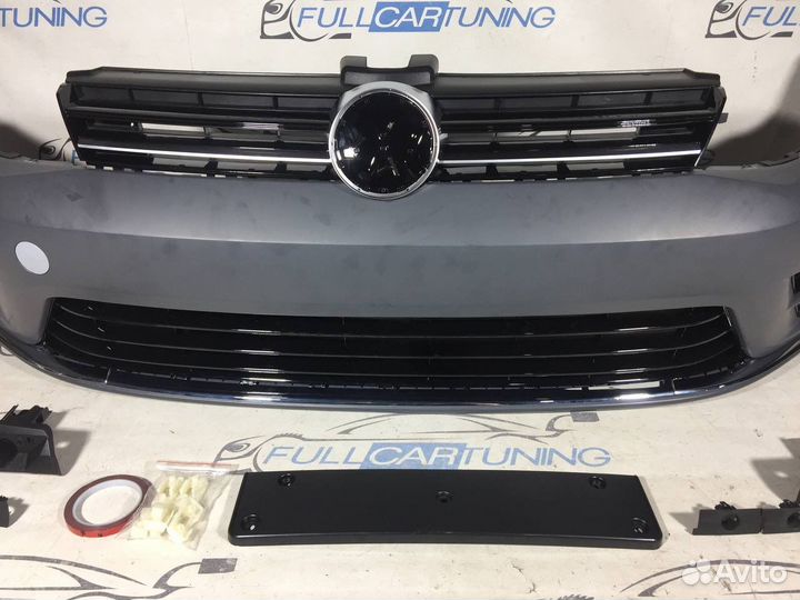 Передний бампер Volkswagen Golf 7 стиль R R20