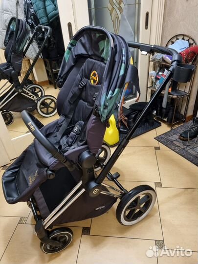 Прогулочная коляска бу cybex priam birds