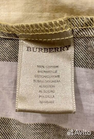 Burberry рубашка мужская оригинал XL