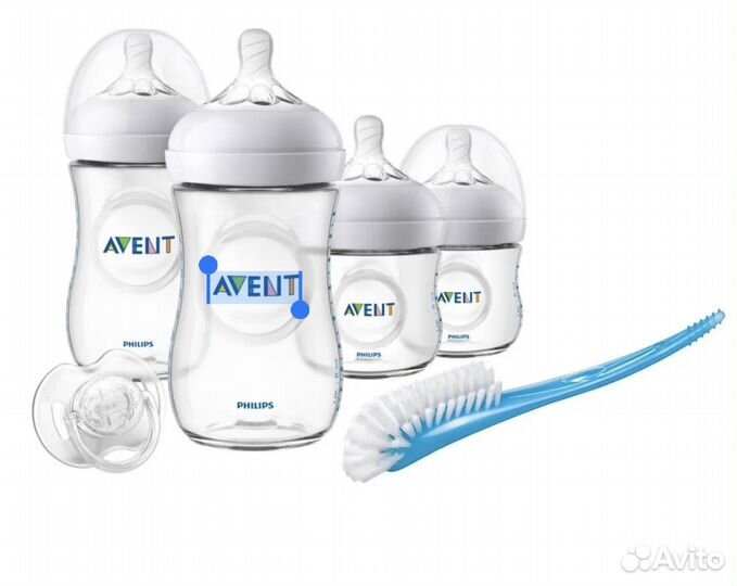 Набор бутылочек Philips Avent Natural 6шт с 0м