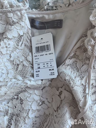 Женская блузка натуральное кружево новая