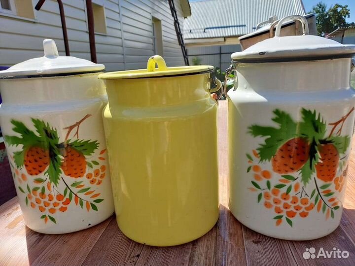 Бидон эмалированный СССР