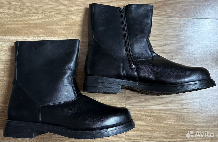 Мужские зимние ботинки в хорошем состоянии