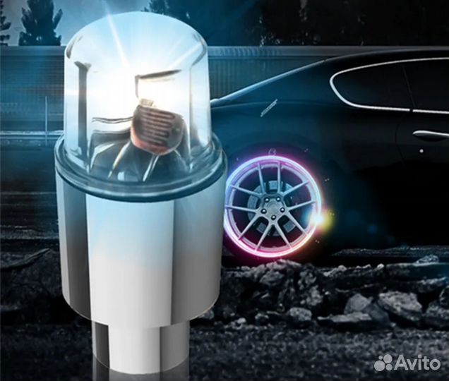 Светодиодные колпачки для машины мотоцикла вело