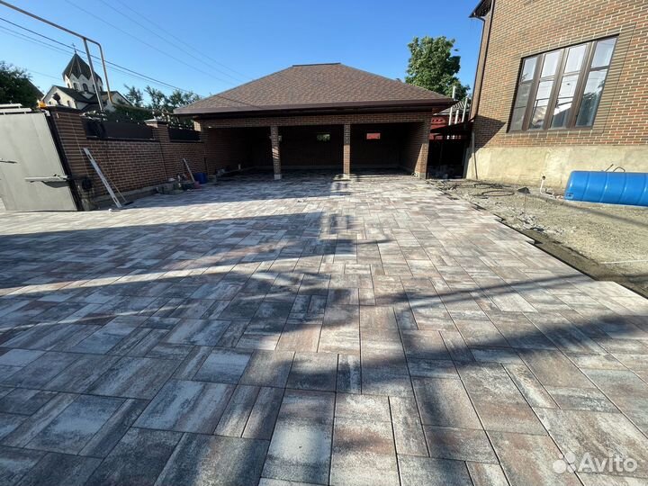 Тротуарная плитка и доставка от 100м2