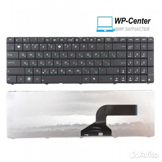 Клавиатура для ноутбука Asus K52, K53 черная Тип 1